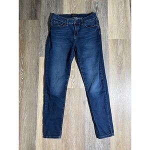 Banana Republic Skinny Fit Jeans Women 28/6 Dark Wash Excellent Denim Pants